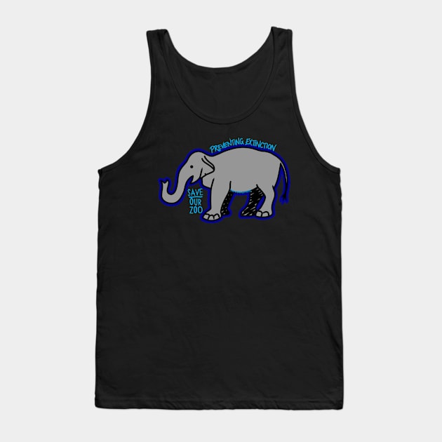 Day 16- Asian Elephant Tank Top by CelticDragoness